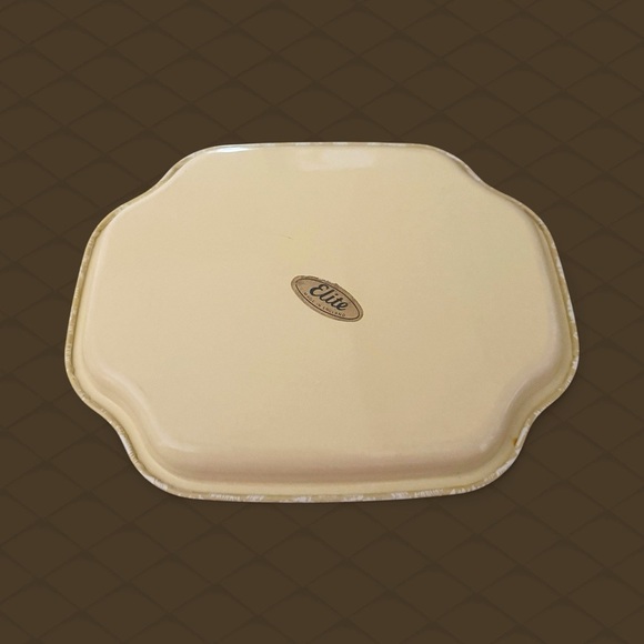 Elite Vintage Seashells Serving Metal Tray - Picture 2 of 3